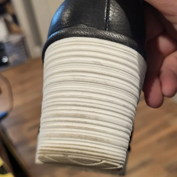 FLY London Women's Brito Sandals Black & Off White Size 37 (US 6-6.5) - Picture 5 of 13